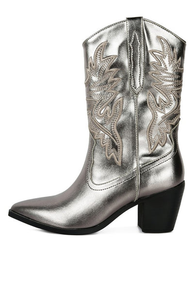 Dixom Western Cowboy Ankle Boot